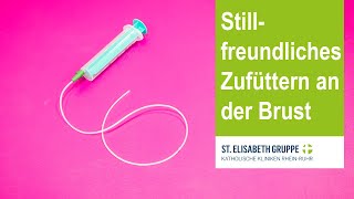 Stillfreundliches Zufüttern bei Neugeborenen [upl. by Battat]