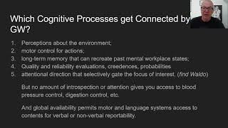 Dehaene and Naccache Global Workspace Theory pt 2 [upl. by Idnod]