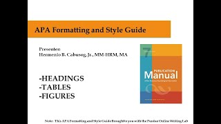 APA 7th Edition Formatting amp Style Guide Headings Tables and Figures [upl. by Adamo637]