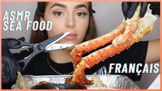 ASMR SEA FOOD FRANÇAIS 😍🦞🍤🦀 [upl. by Darwen886]