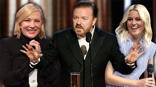 Ricky Gervais Reflects on his Golden Globe Speeches [upl. by Sweeney]