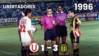 Universitario 13 Peñarol  Copa Libertadores  Completo  Peñarol dirigido por Fossati  1996 ⚽🎞 [upl. by Telimay]