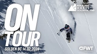 Sitskier Jay Rawe Foreruns Freeride World Tour Competition I On Tour Episode 3 [upl. by Peirsen]