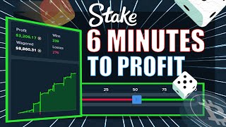 FREE DICE STRATEGY ON STAKE  ONLY 6 MINUTES TO PROFIT [upl. by Perry611]