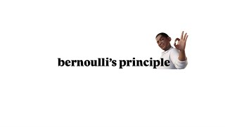 bernoullis principle [upl. by Yelnahs]