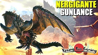 Monster Hunter World Beta Nergigante and Gunlance [upl. by Namad]