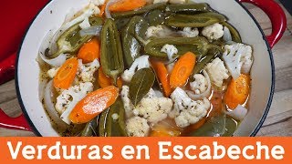 Verduras en Escabeche  Receta Fácil  Mi Cocina Rápida [upl. by Johanan]