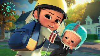 Tim and Boss Baby Rush to the Airport  The Boss Baby [upl. by Kilbride]