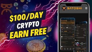 100Day Earn Free Crypto With Satoshi Mining Android App [upl. by Munford940]