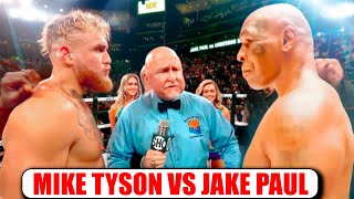 Mike Tyson vs Jake Paul  KO  Full Fight Highlights  BOXING FIGHT MAIN EVENT [upl. by Kilan]