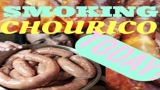 How to Smoke Spicy Portuguese Chourico Sausage [upl. by Langille977]