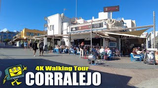 Corralejo  Fuerteventura  Canary Islands Spain  4K Walking Tour [upl. by Akemeuwkuhc]