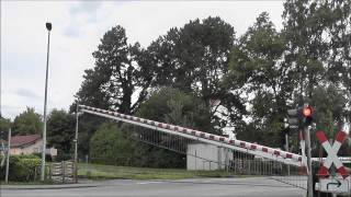 BÜ Utting am Ammersee  Mechanische Vollschranke mit Lichtzeichen 1080p [upl. by Ladiv955]