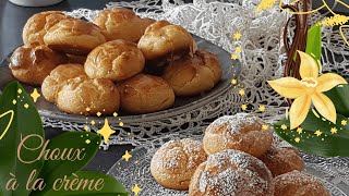 Recette de choux à la crème [upl. by Nylatsyrk]