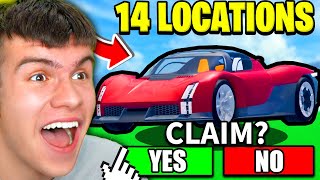 How To Find ALL 14 CAR PART LOCATIONS In Roblox Car Dealership Tycoon CAR FACTORY EVENT [upl. by Ahsym]