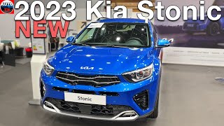 NEW 2023 Kia Stonic  PREVIEW exterior interior WALKAROUND Lyon Motorshow [upl. by Villada]