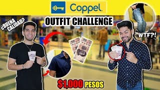 COMPRANDO 1 OUTFIT CON 1000 PESOS  COPPEL ¿Lo logramos ¡ÉSTE ES EL RESULTADO [upl. by Asirret]