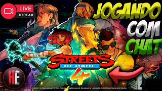 Streets of Rage 4  Jogando com o Chat  Retro Gaming Night 🎮 [upl. by Ribal]