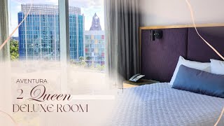 AVENTURA HOTEL  2 Queen Deluxe Room  UNIVERSAL ORLANDO [upl. by Nylekcaj]