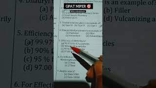 GPAT NIPER MCQS gpat niper neet biology mcqs pyq pharmacy [upl. by Margarida]