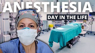 A Day in the Life of an Anesthesia Nurse  CRNA VLOG [upl. by Sorce]