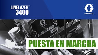 Graco Linelazer 3400 Puesta en marcha startup [upl. by Roeser265]