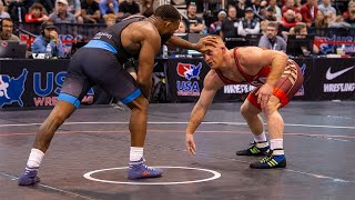 Round 1  Jordan Burroughs vs Chance Marsteller  2024 World Team Trials [upl. by Harilda131]