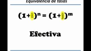 Equivalencia de tasas 02 01 [upl. by Laubin]