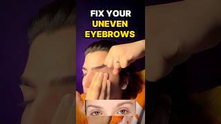 Asymmetrical eyebrows exercise shorts shortsfeed beautyhacks transformation tips exercise [upl. by Sined]