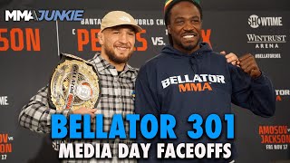 Bellator 301 Media Day Faceoffs AmosovJackson PettisMix SabatelloStots 2 and More [upl. by Torres]