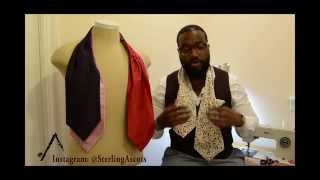 How to tie an Ascot Cravat  Sterling Ascots [upl. by Gilbye869]