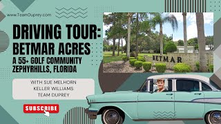 Experience Luxury Retirement Tour Betmar Acres Zephyrhills FL a 55 Golf Community [upl. by Akeemat]