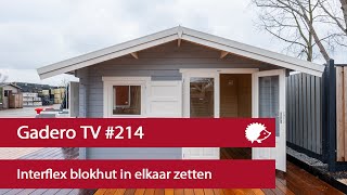 214 Interflex blokhut in elkaar zetten [upl. by Freed]