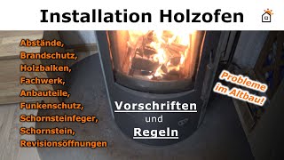 Regeln und Planung bei Installation vom Holzofen Kamin [upl. by Childers]