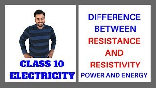 DIFFERENCE BETWEEN RESISTANCE AND RESISTIVITY [upl. by Rheta688]