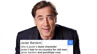 Javier Bardem Answers the Webs Most Searched Questions  WIRED [upl. by Swamy]