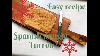 How to make a very easy version of Turrón de Jijona  turrón blando  Spanish nougat [upl. by Khano]