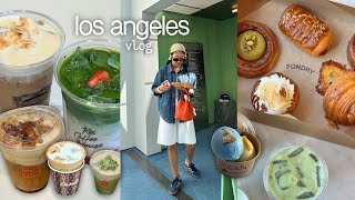 los angeles vlog  trying popular cafes and bakeries malibu korean food shopping OC restaurants [upl. by Areit]