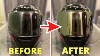 Vega Bolt helmet  Visor change  new mercury visor 🔥🔥 vegabolt vegahelmets uptoride [upl. by Lajes]