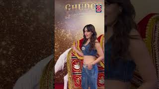 Khushali Kumar Makes A Stunning Entrance at A Song Launch [upl. by Ydorb]