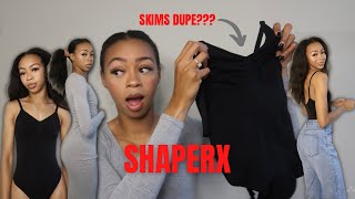 AMAZON SHAPEWEAR  AFFORDABLE SKIMS DUPE FT SHAPERX [upl. by Jacobah]