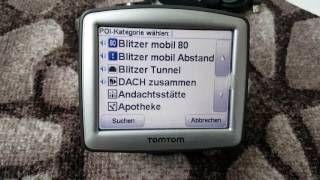 TomTom One Wie man Blitzen einschaltenquotAktivierenquot [upl. by Zipah]