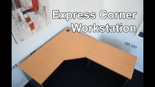 Express Corner Workstation Office Desk Overview [upl. by Windy30]