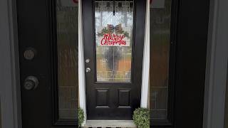 Super Easy DIY Christmas Door Hanger diy christmas [upl. by Reiner898]