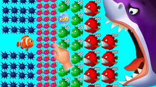 Fishdom Ads Mini Games Hungry Fish  New update 221 level Trailer video [upl. by Jolda]