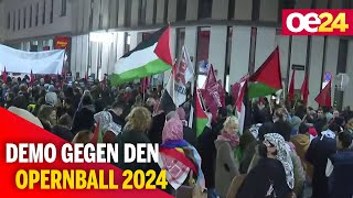 Demo gegen den Opernball 2024 [upl. by Nomar]