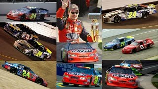 All 5 of Jeff Gordons Wins in 2004 Finishes Jeff Gordon Edit [upl. by Aneri]