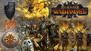 ELITE CHOSEN  Warriors of Chaos vs Norsca  Total War Warhammer 3 [upl. by Kwan]