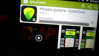 Afinador De Guitarra Para Celular Android GuitarTuna [upl. by Landan164]