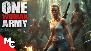 One Woman Army  Full Movie  Action Revenge Survival [upl. by Assirroc]